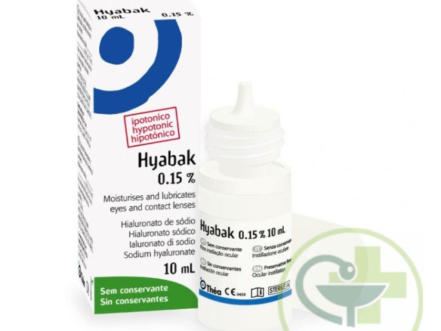 HYABAK: Solución estéril hipotónica