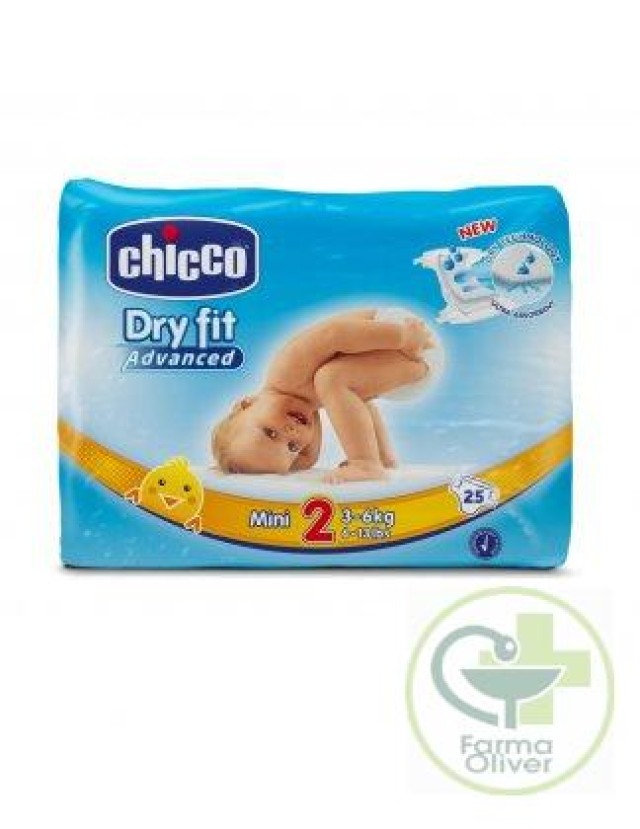 Pañales Talla 2 (3 a 6 kg) Chicco Dry Fit