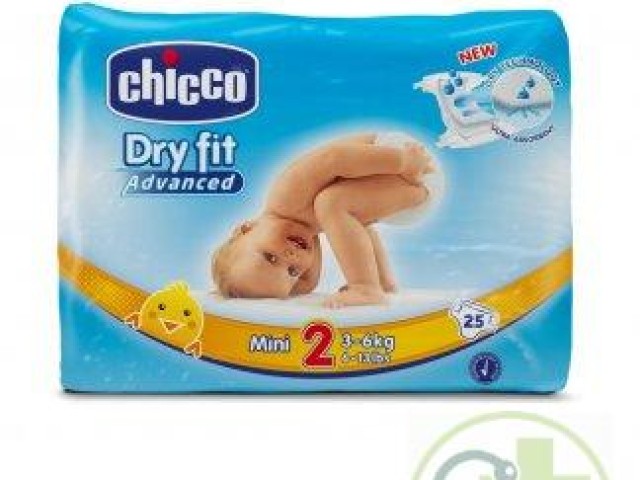 Pañales Talla 2 (3 a 6 kg) Chicco Dry Fit
