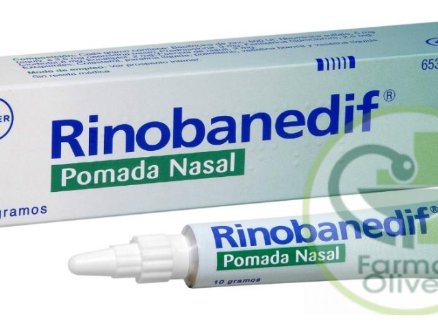 Rinobanedif pomada endonasal 10g