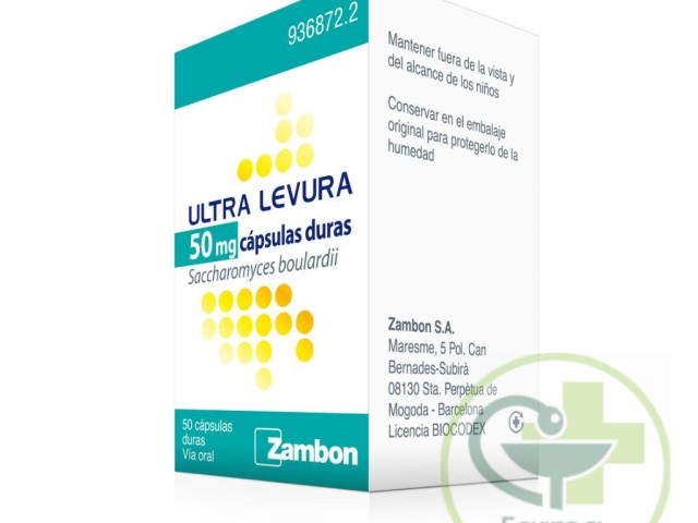 Ultra Levura 50mg 50 cápsulas
