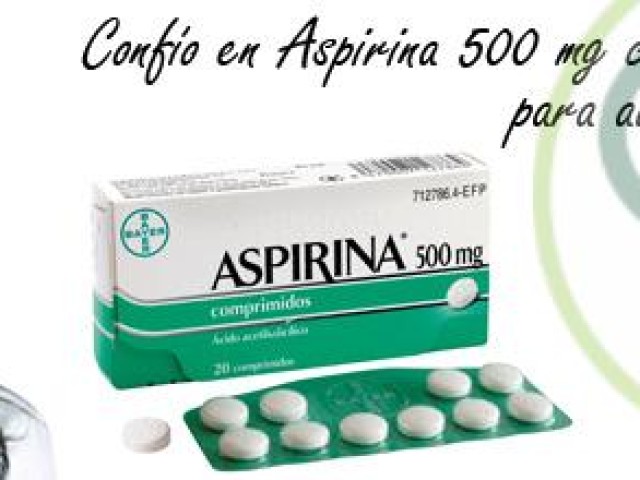 Aspirina 500 mg 20comprimidos