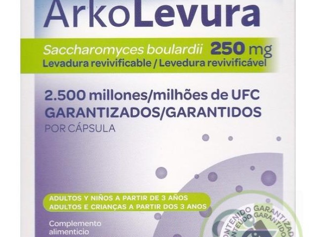 Arko Levura 250 mg 10 cápsulas