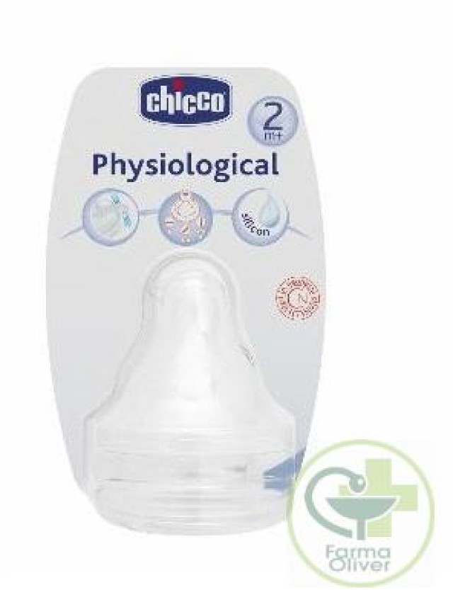 Tetina Silicona Fisiológica Flujo Regulable 2m+ Chicco