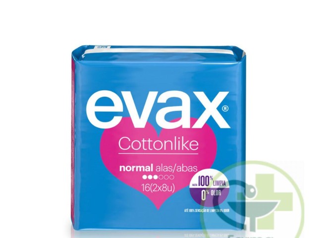 Evax Cotonlike Compres Normal con Alas