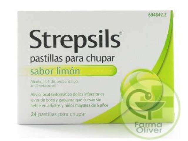 Strepsils sabor Limón