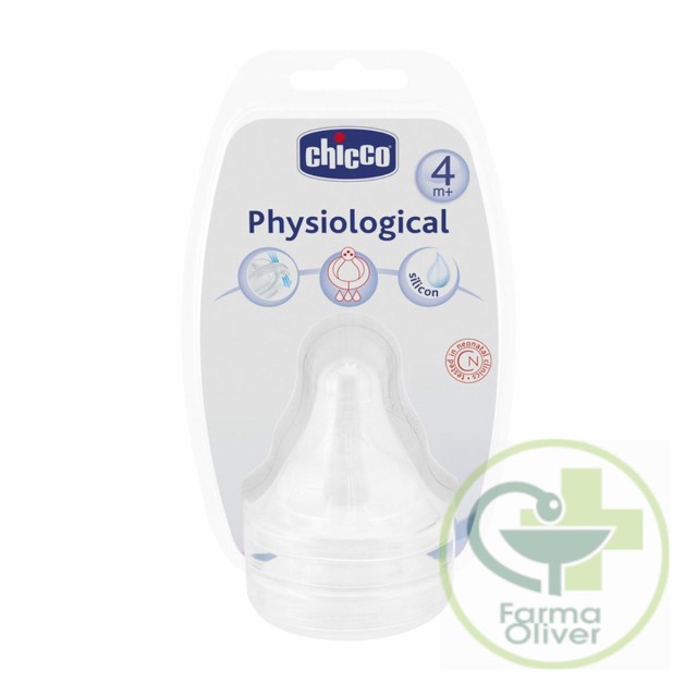 Tetina Silicona Fisiológica Flujo Rápido 4m+