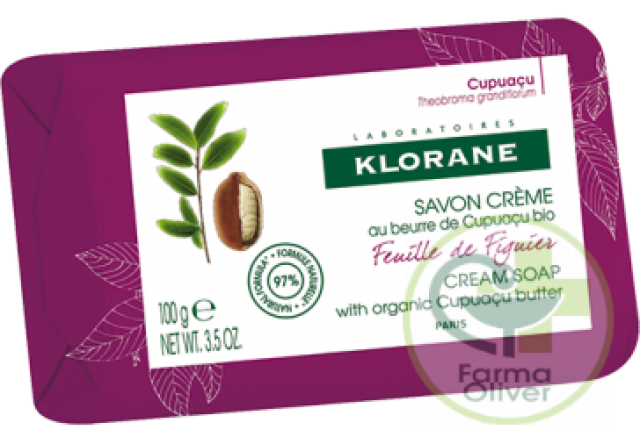 Pastilla de Jabóna la crema de Figuier Klorane
