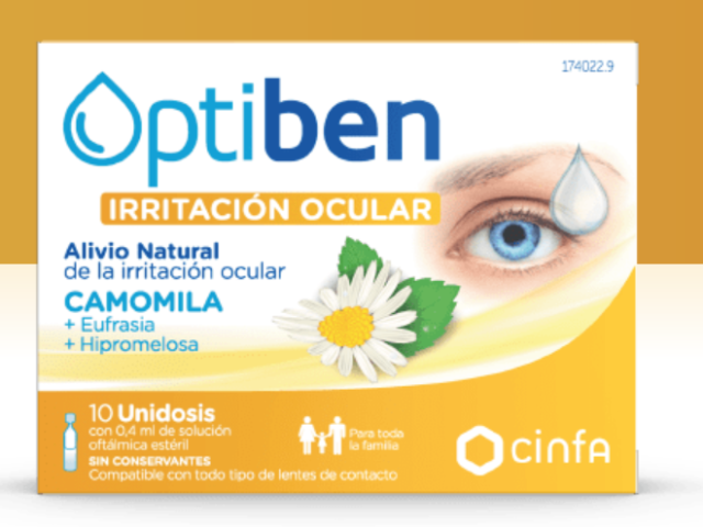 Optiben Irritación Ocular Unidosis