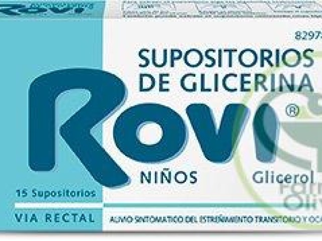 Rovi Supositorios de Glicerina Niños