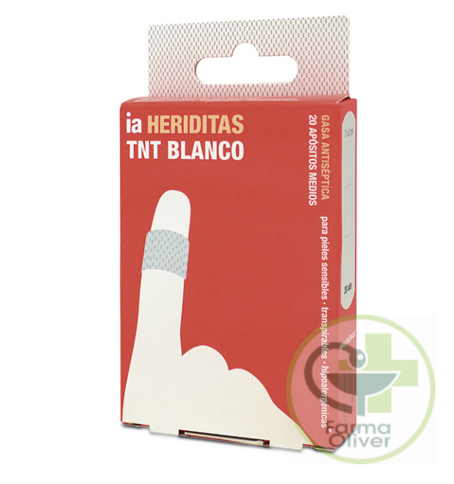 Apósitos Tnt Blanco 7x2cm 20uds