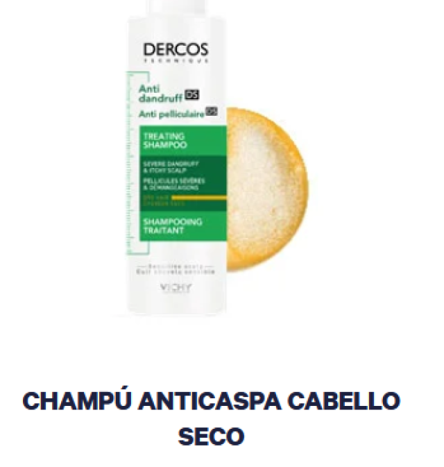 Dercos Champú Anticaspa Cabello Seco Vichy