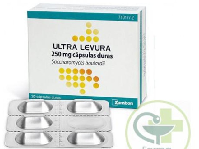 Ultra Levura 250 mg 20 cápsulas duras