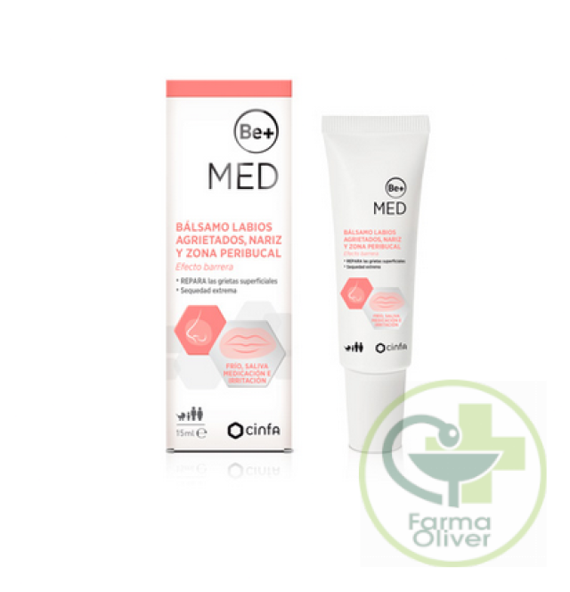Bálsamo labios agrietados, nariz y zona peribucal Be+