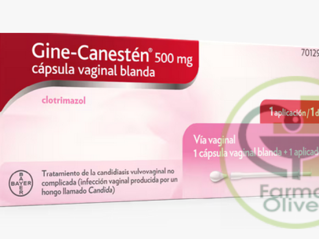 Gine-Canestén 500mg 1 Cápsula Vaginal