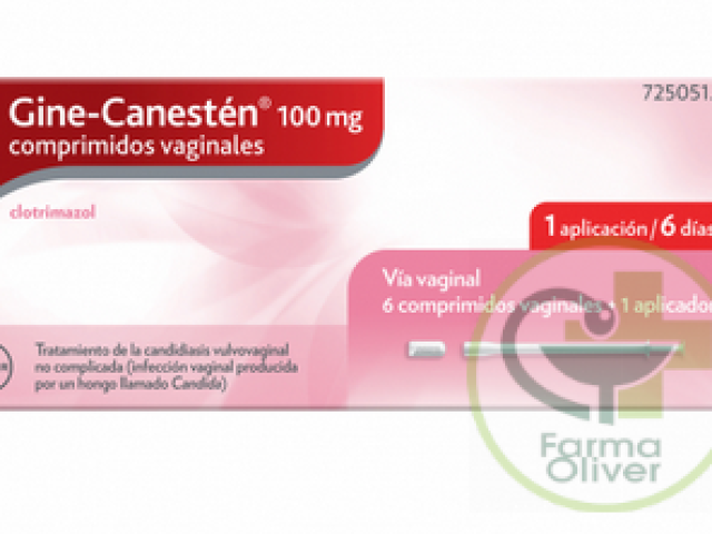 Gine-Canestén 100mg 6 Comprimido Vaginal