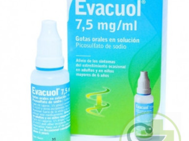 Evacuol 7,5 mg/ml 30 ml Gotas orales en solución
