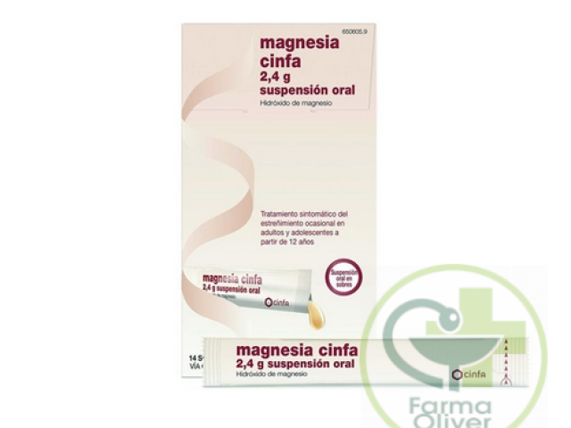 Magnesia cinfa 2.4g