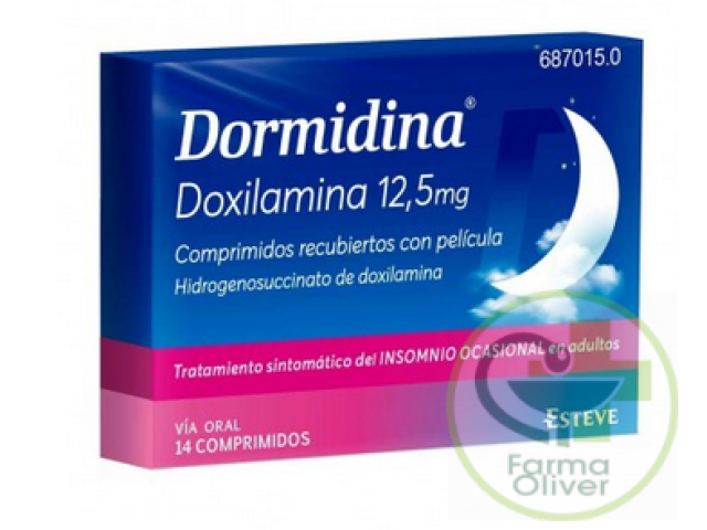 DORMIDINA 12,5mg 14 comprimidos