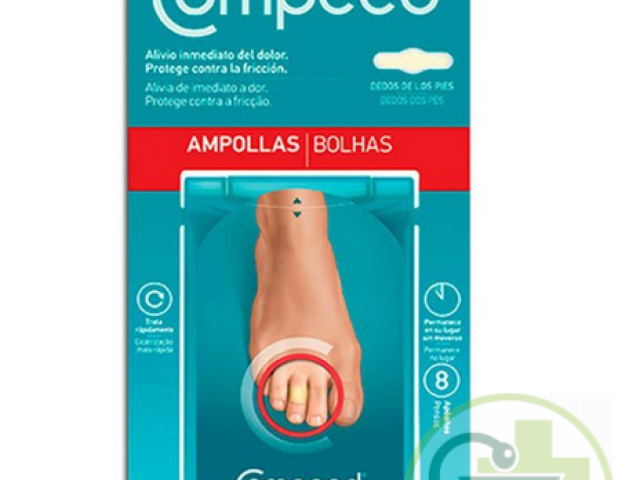 Apósitos ampollas dedos de los pies Compeed