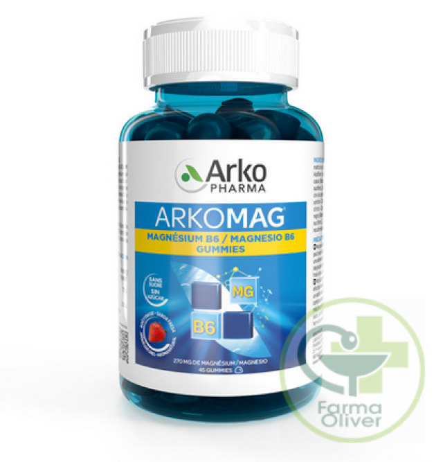ARKOMAG magnesio + vit. B6 gummies