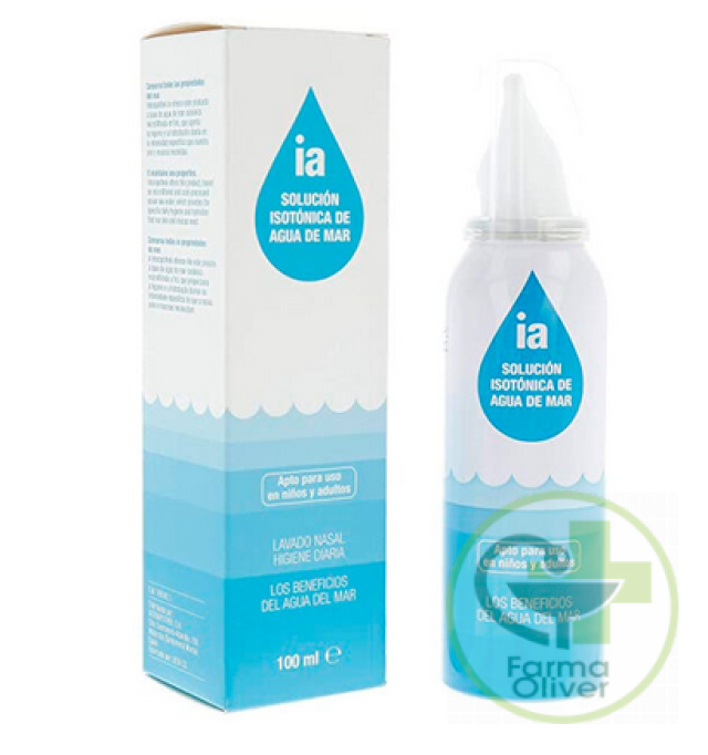 IA Solución isotónica de agua de mar