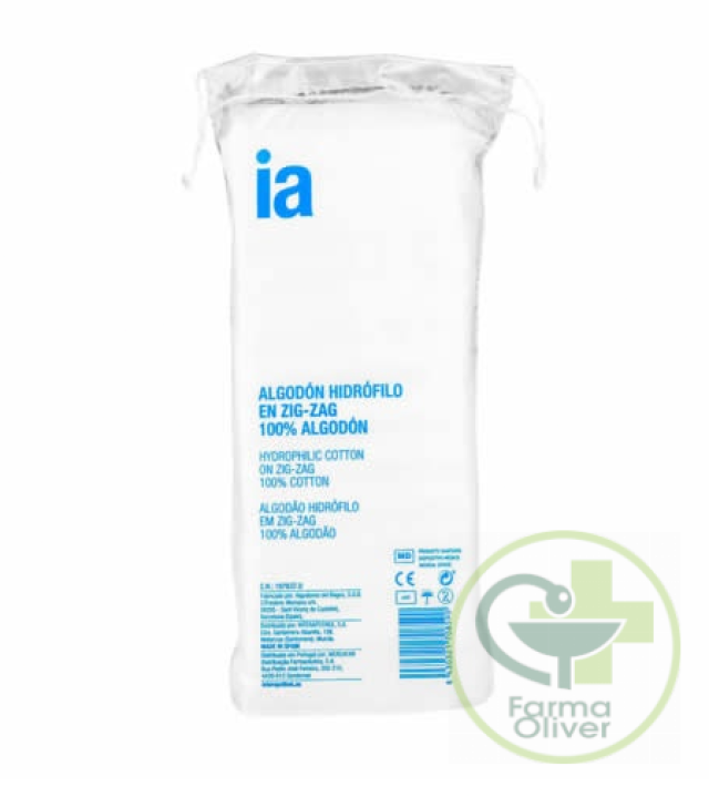 Algodón hidrófilo en zig-zag
