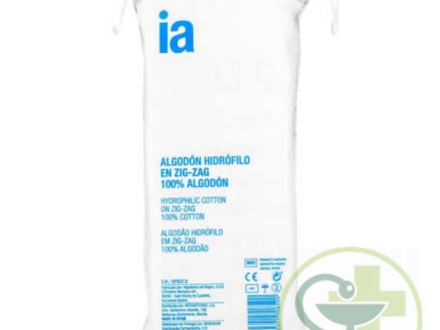 Algodón hidrófilo en zig-zag