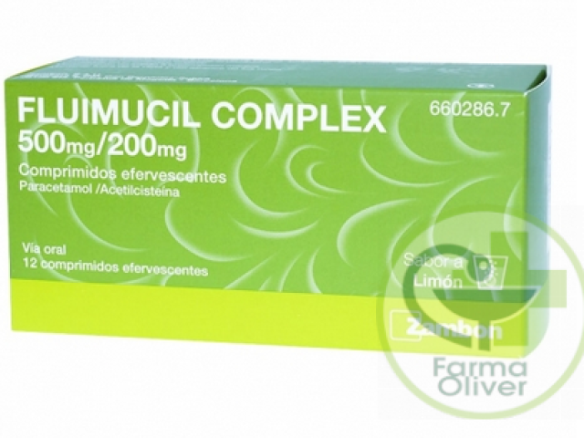 Fluimucil complex 500 mg / 200 mg comprimidos efervescentes