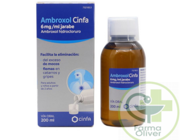 Ambroxol Cinfa 6mg/ml jarabe