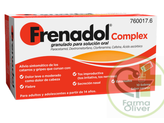 Frenadol Complex 10 Sobres Granulados