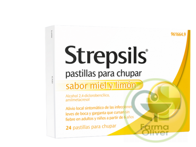 Strepsils sabor Miel y Limón