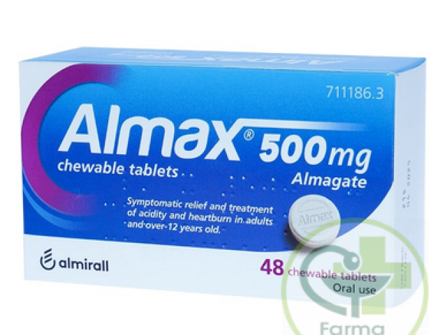 Almax 500 mg Comprimidos masticables