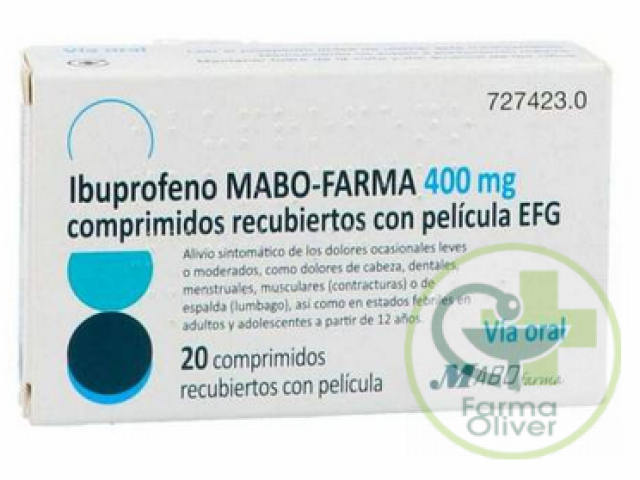 Ibuprofeno MABO-FARMA 400 mg