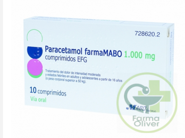 Paracetamol farmaMABO 1000mg