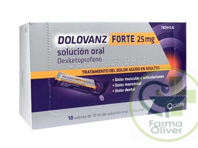 Dolovanz Forte 25mg solución oral