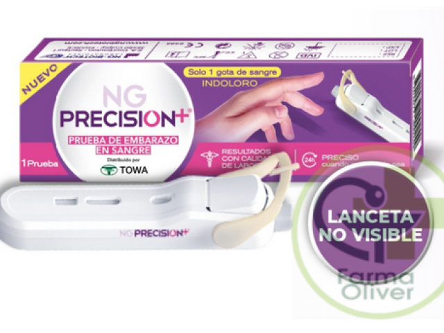 PRUEBA DE EMBARAZO EN SANGRE NG Precision