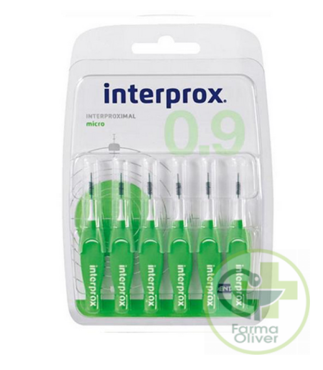 Interprox Micro Color Verde 0'9 mm