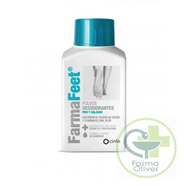 FarmaFeet polvos desodorantes pies y calzado