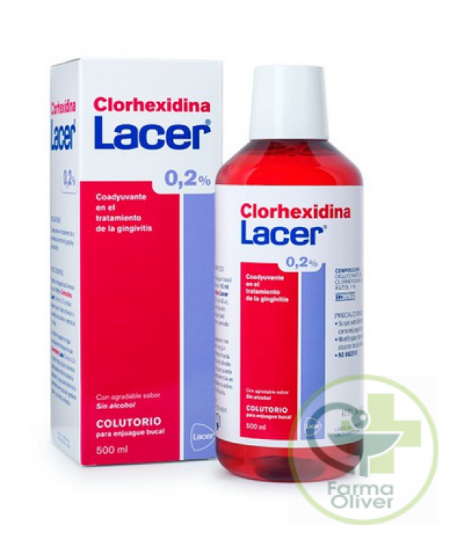 Clorhexidina 0.2% enjuague bucal lacer